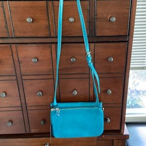 Moda Luxe Turquoise Blue purse.